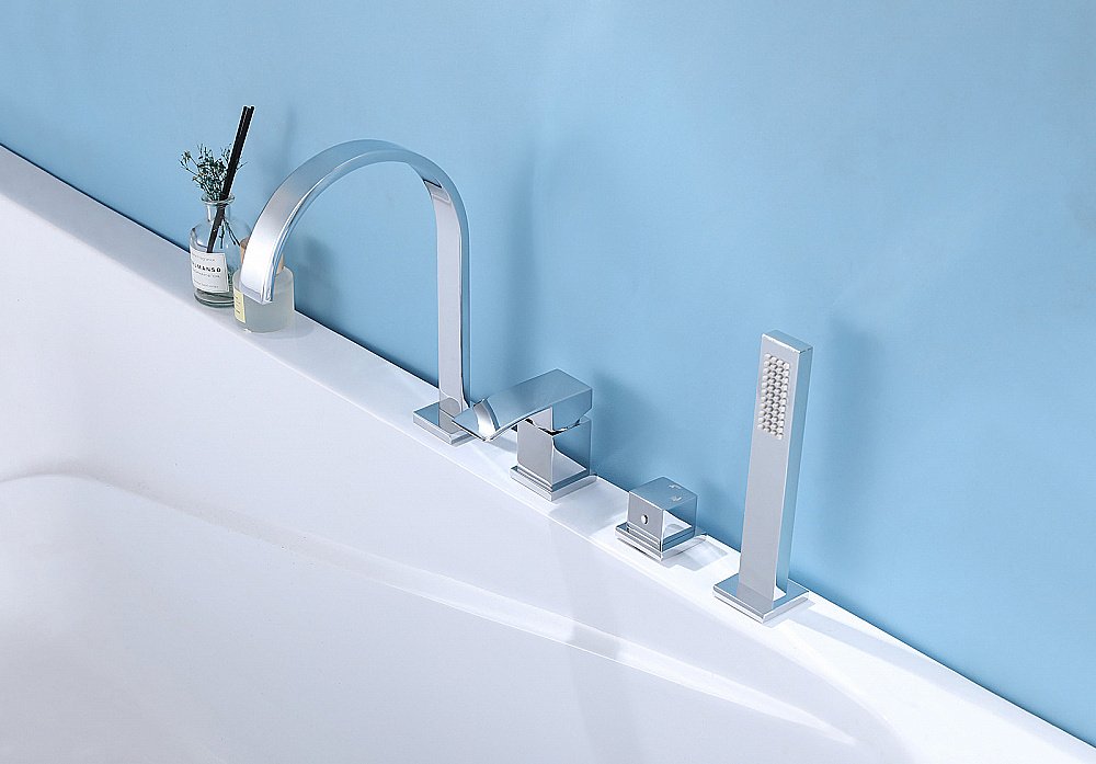 Смеситель для ванны ABBER Wasserfall AF8613 хром купить в интернет-магазине сантехники Sanbest