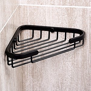 Полка WasserKRAFT Kammel К-733 черная купить в интернет-магазине сантехники Sanbest