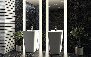 Раковина ISVEA Sott'Aqua 50 10SQ37001SV белая купить в интернет-магазине Sanbest