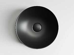 Раковина накладная Ceramica Nova Element CN6007 35 черный матовый купить в интернет-магазине Sanbest