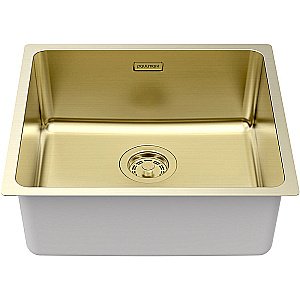 Кухонная мойка Paulmark Yuni 49 YU49-LG светлое золото купить в интернет-магазине сантехники Sanbest