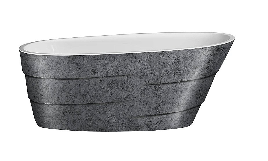 Ванна акриловая Lagard Auguste lgd-agst-ts 170х75 белая,серебро купить в интернет-магазине Sanbest