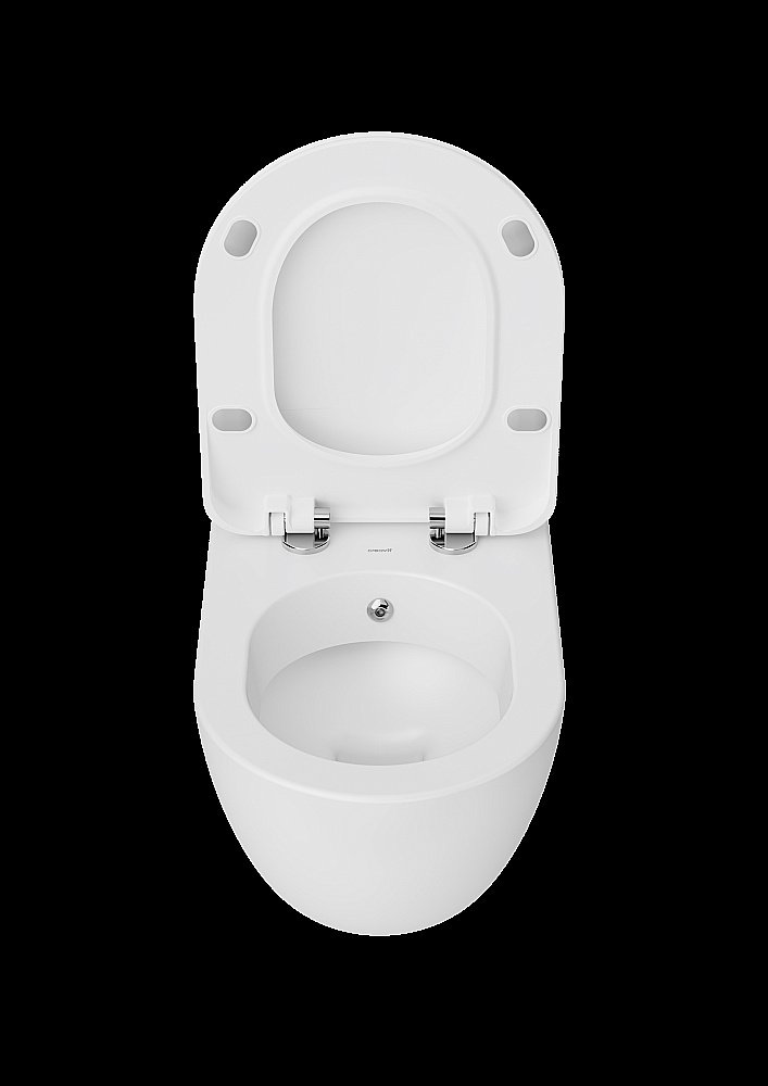 Унитаз подвесной с функцией биде CREAVIT FREE FE320-00CB00E белый купить в интернет-магазине Sanbest