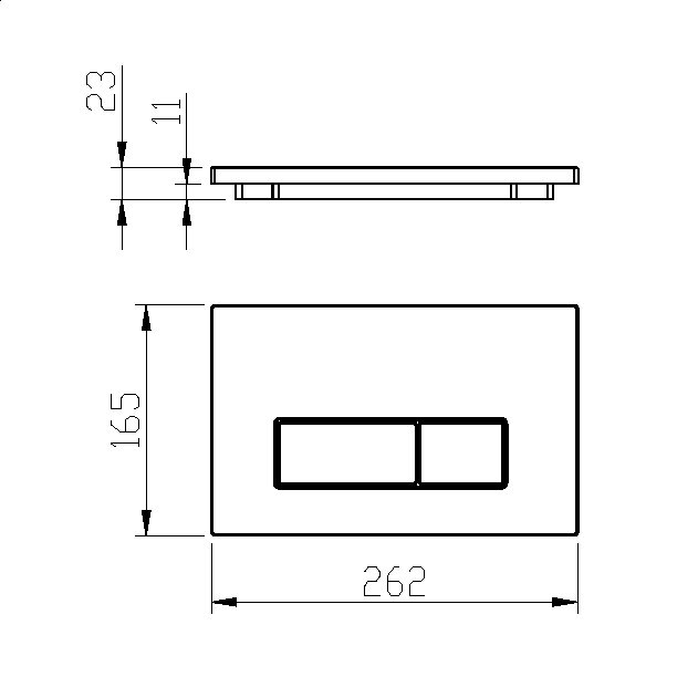 Кнопка для инсталляции Boheme 669-MW белая матовая купить в интернет-магазине сантехники Sanbest