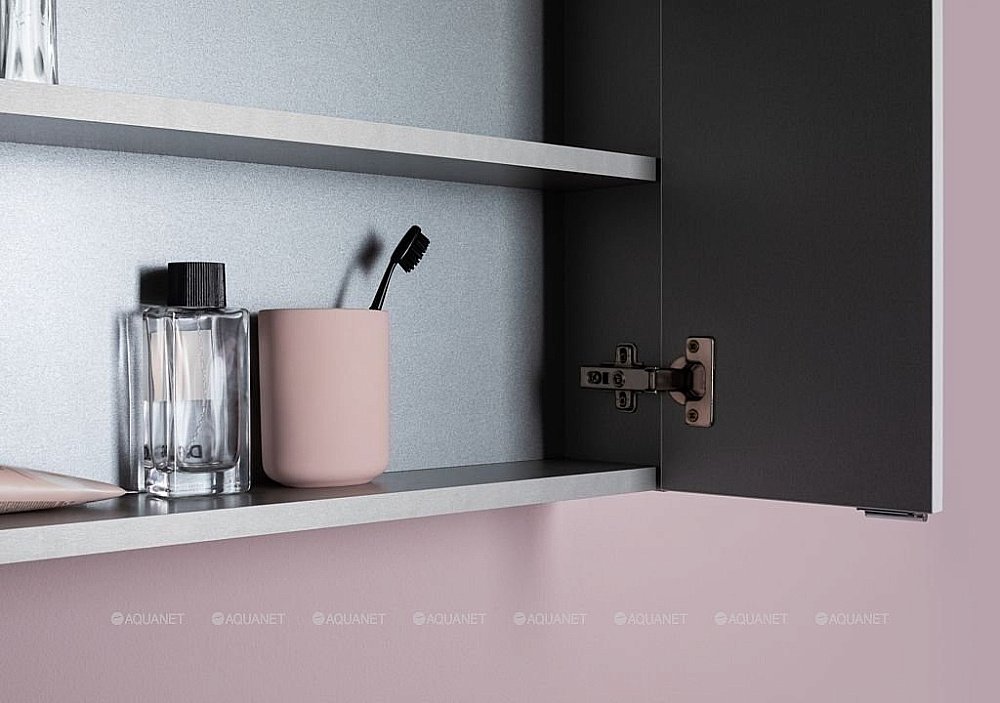 Зеркальный шкаф Aquanet Порто 70 белый купить в интернет-магазине сантехники Sanbest