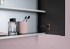 Зеркальный шкаф Aquanet Порто 70 белый купить в интернет-магазине сантехники Sanbest