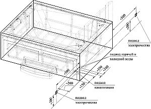 Минибассейн Римини Platinum 190х150 белый купить в интернет-магазине Sanbest
