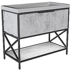 Тумба для раковины Mixline Бруклин 100 543946 бетон купить в интернет-магазине сантехники Sanbest