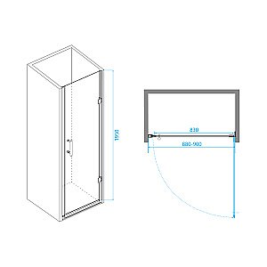Душевая система RGW Shower Panels SP-6143-01 50140801-01 хром купить в интернет-магазине сантехники Sanbest