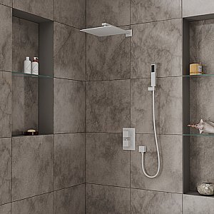 Душевая система D&K Bayern.Liszt DA2515708A04 белая матовая купить в интернет-магазине сантехники Sanbest