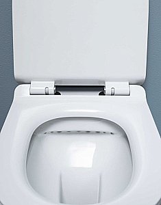 Унитаз подвесной Aquanet Rimless Cetus W Short LX-1900 с крышкой микролифт, безободковый купить в интернет-магазине Sanbest
