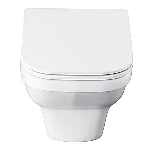 Унитаз Santek Лайн 1.WH50.1.729 безободковый, в комплекте с инсталляцией, с крышкой микролифт, белый/кнопка хром глянцевый купить в интернет-магазине Sanbest