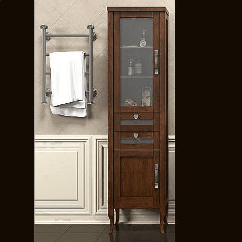 Пенал Опадирис Мираж 45 светлый орех для ванной в интернет-магазине сантехники Sanbest