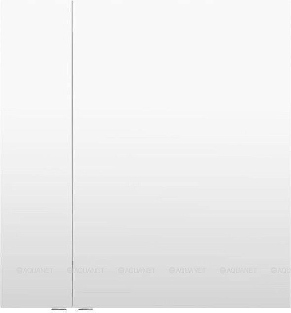 Зеркальный шкаф Aquanet Алвита 80 белый купить в интернет-магазине сантехники Sanbest