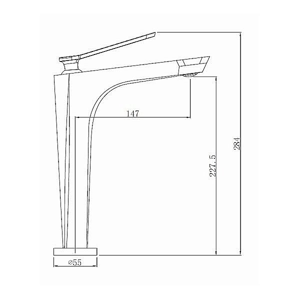 Смеситель для раковины Comforty FC088B-CMT черный матовый купить в интернет-магазине сантехники Sanbest