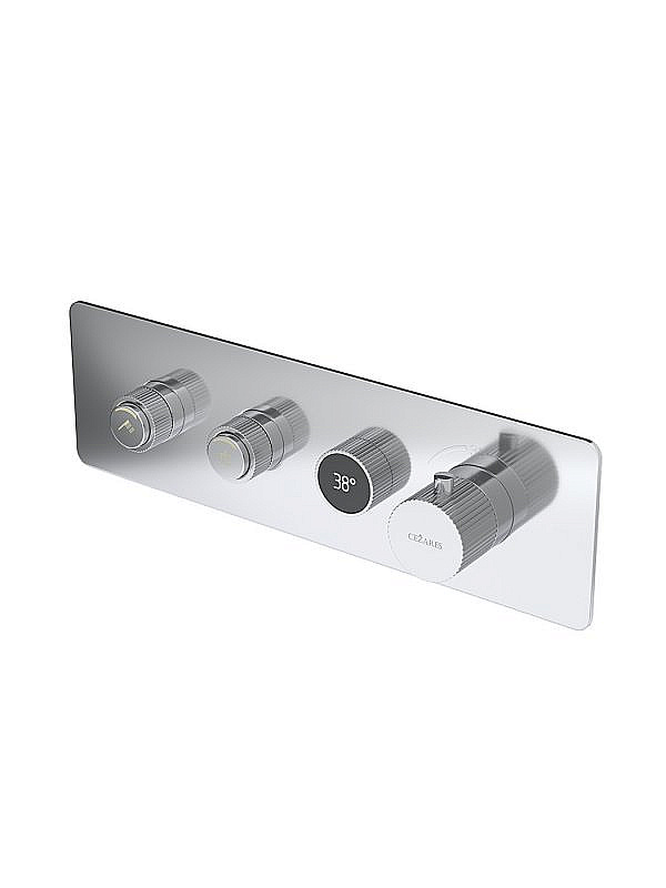 Душевая система Cezares RAIN2 SET-T-01 хром купить в интернет-магазине сантехники Sanbest