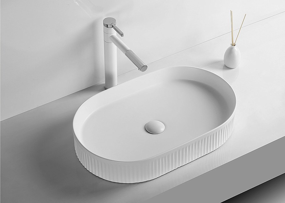 Раковина накладная CeruttiSpa 58 CR8009 белая купить в интернет-магазине Sanbest