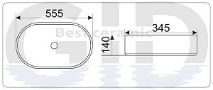 Раковина GID 9025 купить в интернет-магазине Sanbest