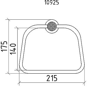 Полотенцедержатель Boheme Royal Cristal 10925-BR-B бронза/Preciosa купить в интернет-магазине сантехники Sanbest