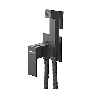 Гигиенический душ со смесителем Cezares SLIDER-DIF-NOP черный матовый купить в интернет-магазине сантехники Sanbest