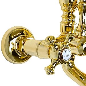 Смеситель для ванны Migliore PRESTIGE 32449 золото купить в интернет-магазине сантехники Sanbest