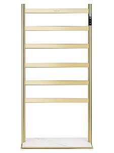 Полотенцесушитель электрический напольный WONZON & WOGHAND ESSEN, Брашированное золото (WW-A406-BG) купить в интернет-магазине сантехники Sanbest