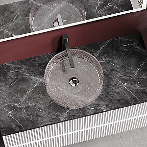 Раковина Ceramica Nova Cristal 36 CN6061 розовая купить в интернет-магазине Sanbest