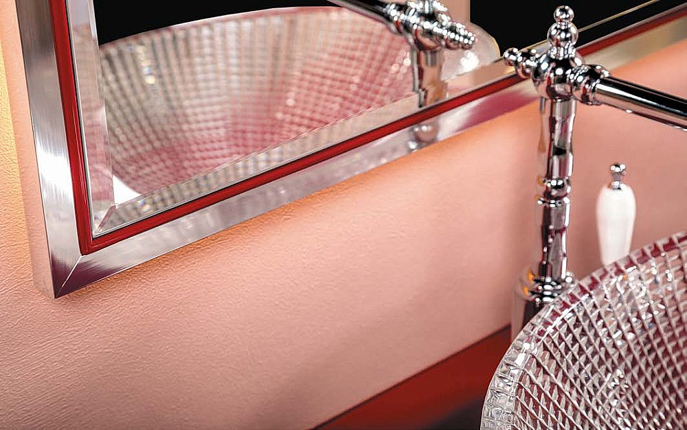 Зеркало Armadi Art Monaco бордо с хромом 70 в ванную от интернет-магазине сантехники Sanbest