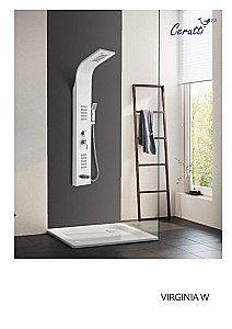 Душевая панель CeruttiSpa VIRGINIA W CT9990 Белая купить в интернет-магазине сантехники Sanbest