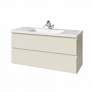 Тумба с раковиной Caprigo Forte 120 два ящика, цвет на выбор для ванной в интернет-магазине Sanbest