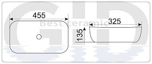 Раковина GID Nc424 купить в интернет-магазине Sanbest