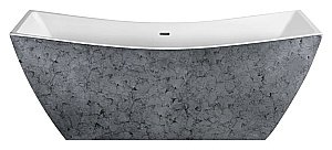 Ванна акриловая Lagard Issa lgd-issa-ts 178х75 белая,серебро купить в интернет-магазине Sanbest