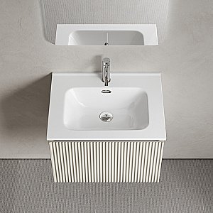 Тумба с раковиной Sancos Snob R 1.0 SNR1.060CE/CN7001 Beige Soft для ванной в интернет-магазине Sanbest