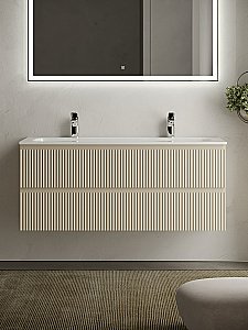 Тумба с раковиной Sancos SNOB R SNR120CE 120 Beige Soft для ванной в интернет-магазине Sanbest