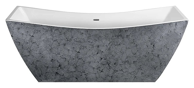 Ванна акриловая Lagard Issa lgd-issa-ts 178х75 белая,серебро купить в интернет-магазине Sanbest