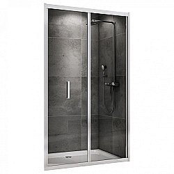 Душевая дверь ABBER Sonnenstrand 110 AG07110 стекло прозрачное/профиль хром купить в интернет-магазине Sanbest