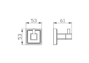 Крючок для ванной WONZON & WOGHAND ROMA, Бронза (WW-7215) купить в интернет-магазине сантехники Sanbest