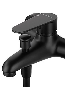 Смеситель для ванны с душем WONZON & WOGHAND ALFA WW-AE3204-MB черный матовый купить в интернет-магазине сантехники Sanbest