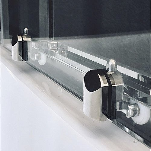 Душевой уголок Royal Bath RB90BK-T-CH 90х90 прозрачный купить в интернет-магазине Sanbest