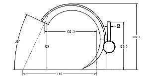 Смеситель для раковины Black&white Gravity GF-7106-С хром купить в интернет-магазине сантехники Sanbest