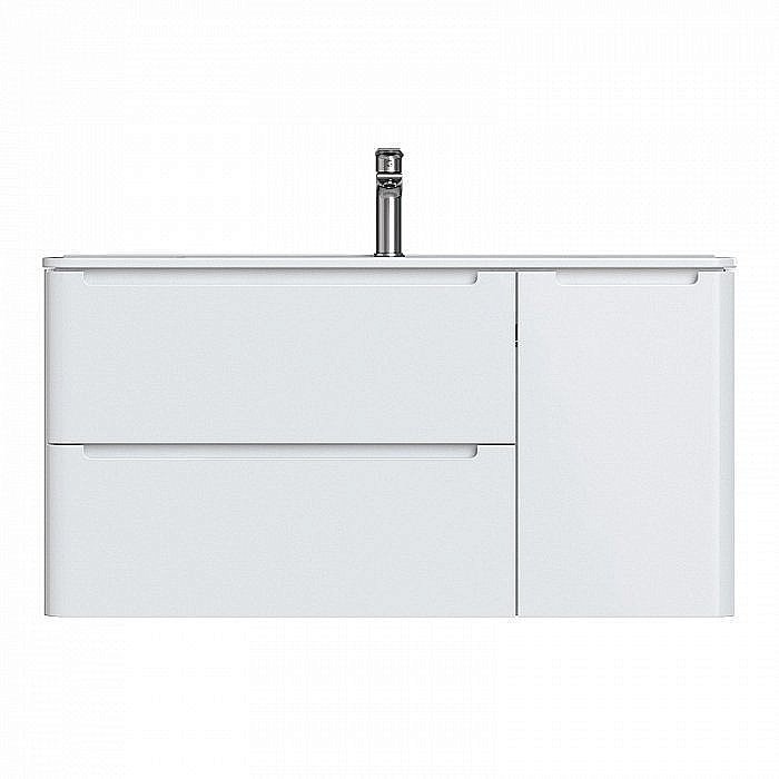 Тумба с раковиной IDDIS Edifice EDI10W1i95K 100 белая для ванной в интернет-магазине Sanbest