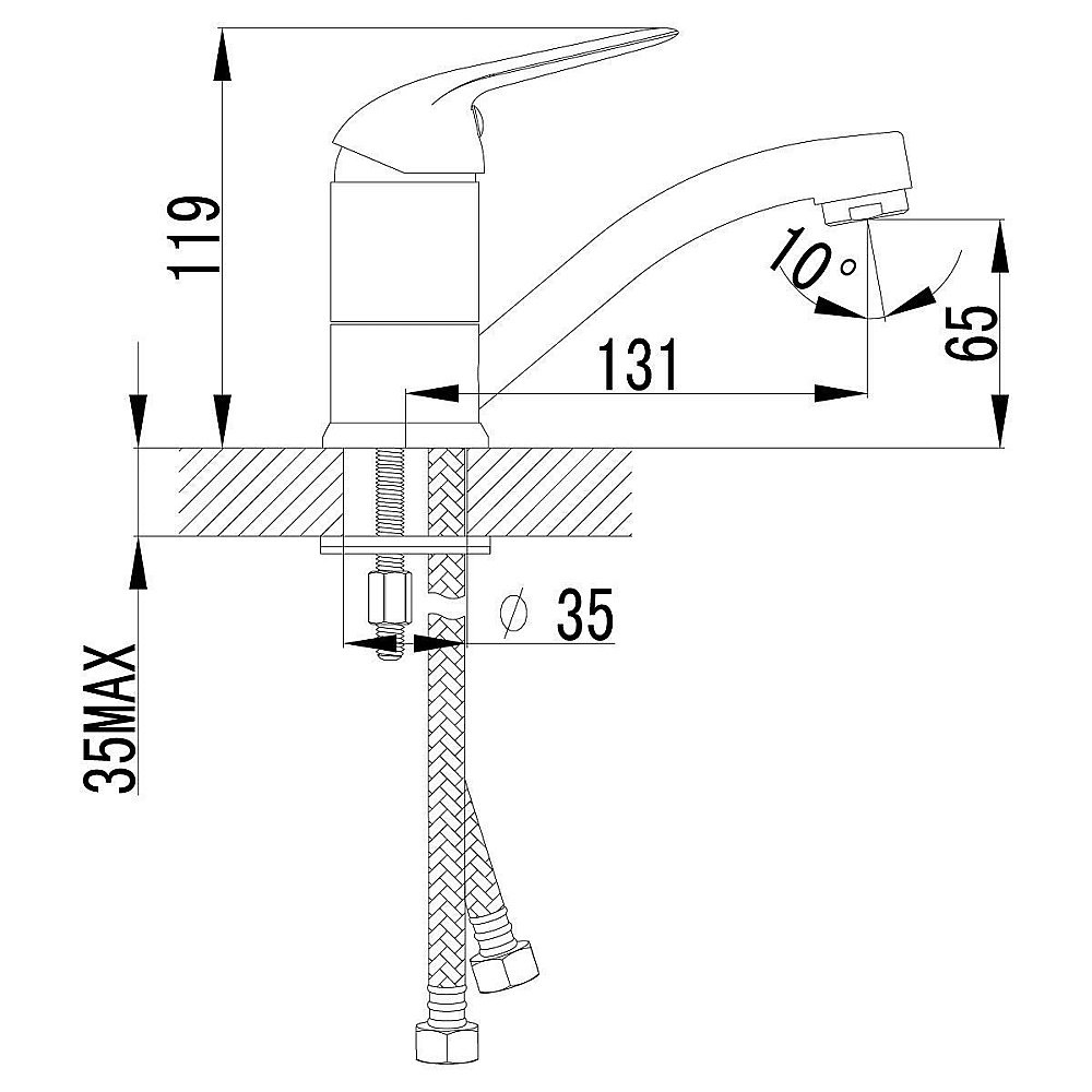 Смеситель для раковины Lemark Plus Advance LM1207C купить в интернет-магазине сантехники Sanbest