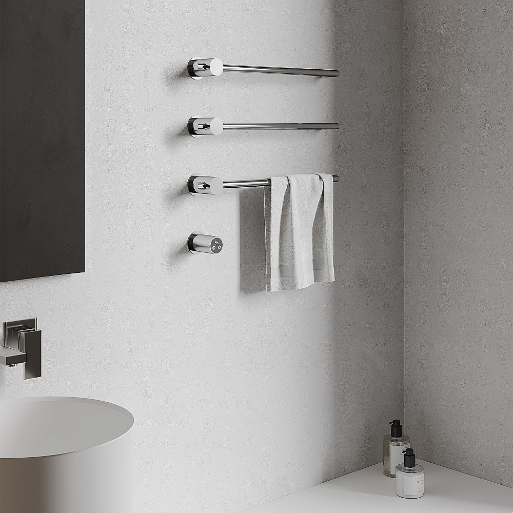 Полотенцесушитель электрический ABBER Charme AH4003 хром купить в интернет-магазине сантехники Sanbest