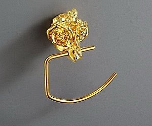 Полотенцедержатель Art&Max Rose AM-0916-Do золото купить в интернет-магазине сантехники Sanbest