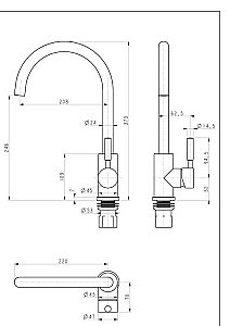 Смеситель для кухни Paulmark Holstein Ho212063-CR Хром купить в интернет-магазине сантехники Sanbest