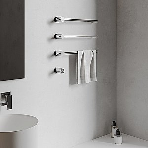 Полотенцесушитель электрический ABBER Charme AH4003 хром купить в интернет-магазине сантехники Sanbest