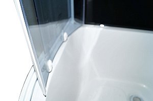 Душевая кабина Parly Classic Эконом ECM921, тропический душ, белая, 90×90 см купить в интернет-магазине Sanbest