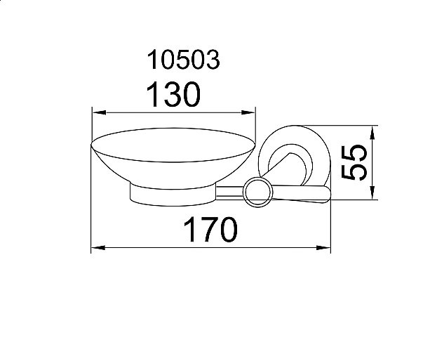 Мыльница Boheme Chiaro 10503 купить в интернет-магазине сантехники Sanbest
