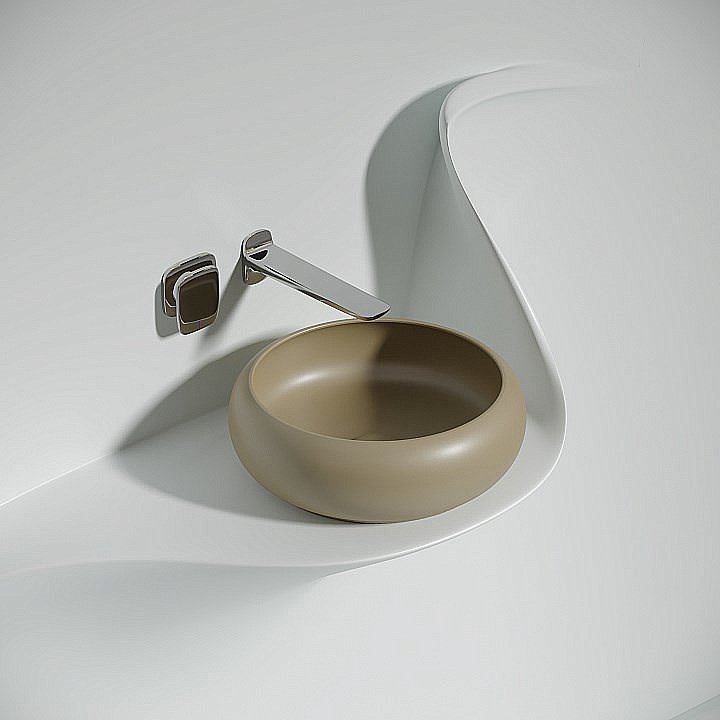 Раковина Ceramica Nova Element 36 CN6050MC капучино матовая купить в интернет-магазине Sanbest