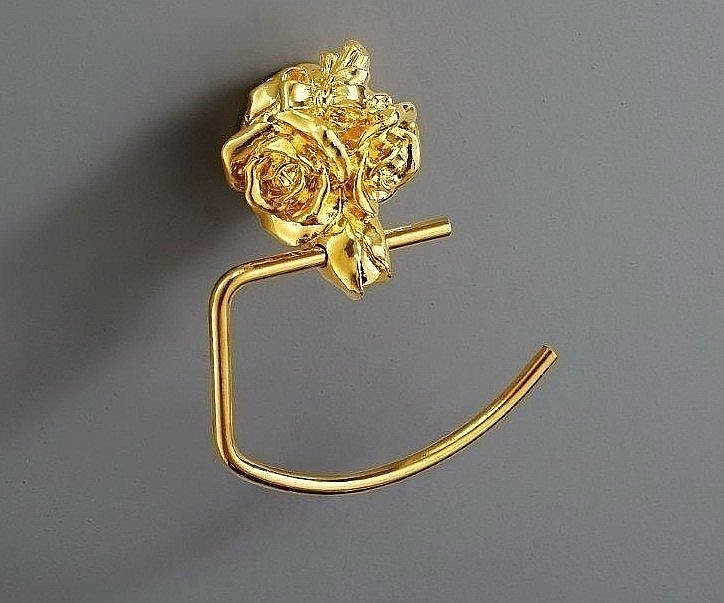 Полотенцедержатель Art&Max Rose AM-0916-Do золото купить в интернет-магазине сантехники Sanbest